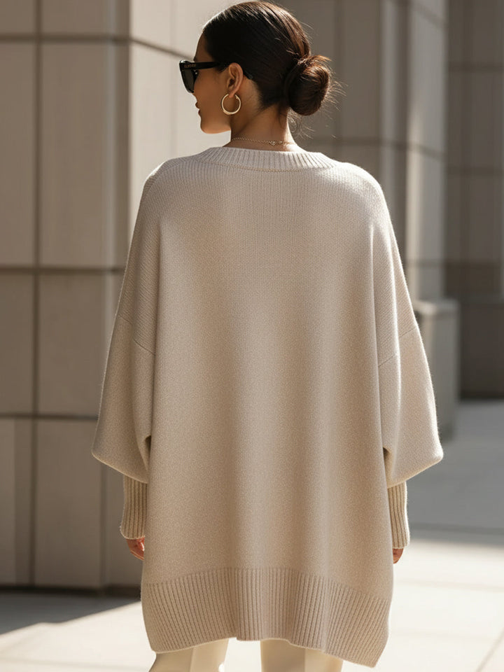 Nell relaxed oversized knit sweater – image 2