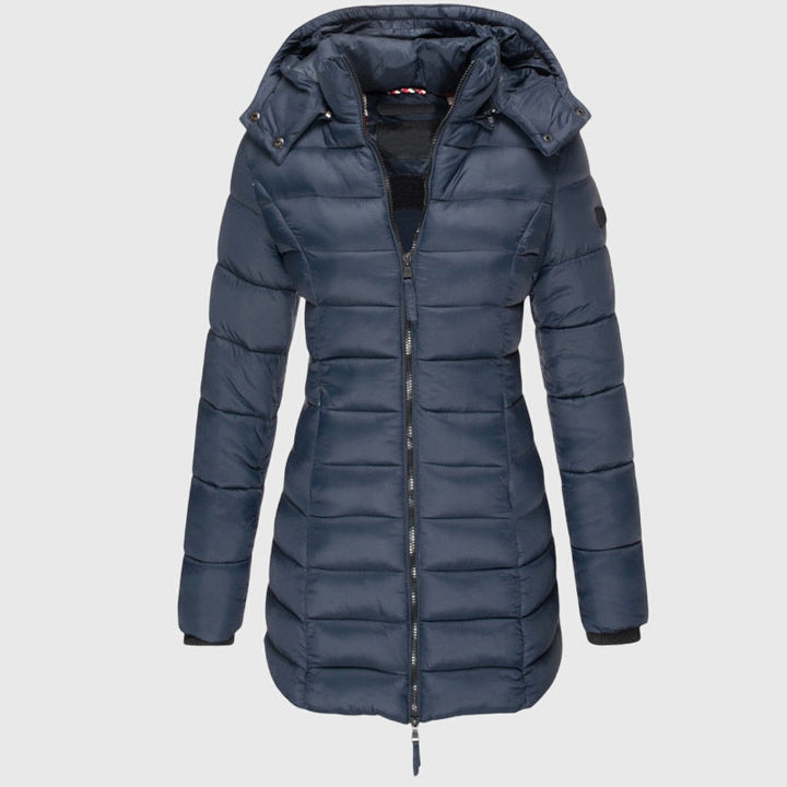Ximena long hooded puffer coat – image 7