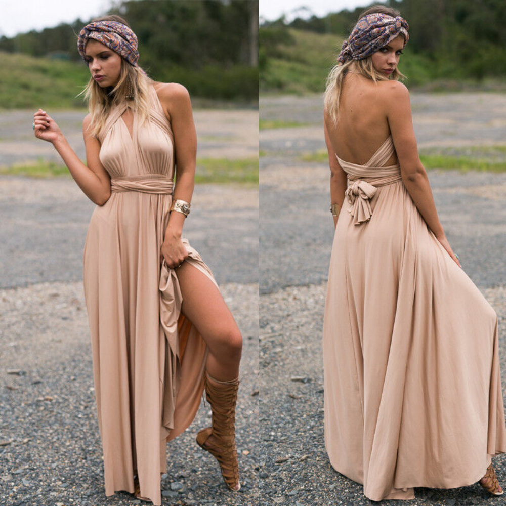 Wynne convertible halter maxi dress – image 5