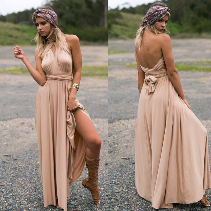 Wynne convertible halter maxi dress – image 5