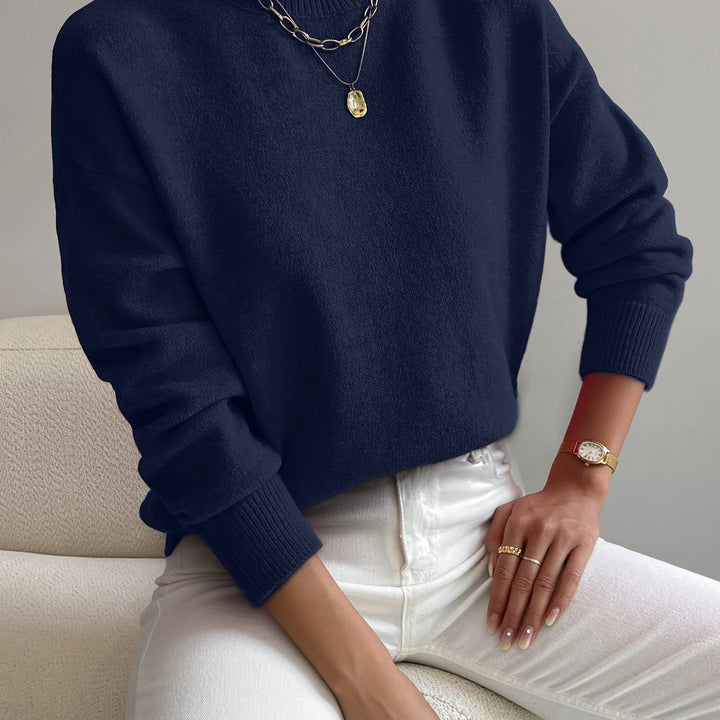 Addison oversized mock neck sweater – image 21