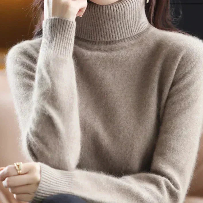Alexis cashmere touch turtleneck sweater