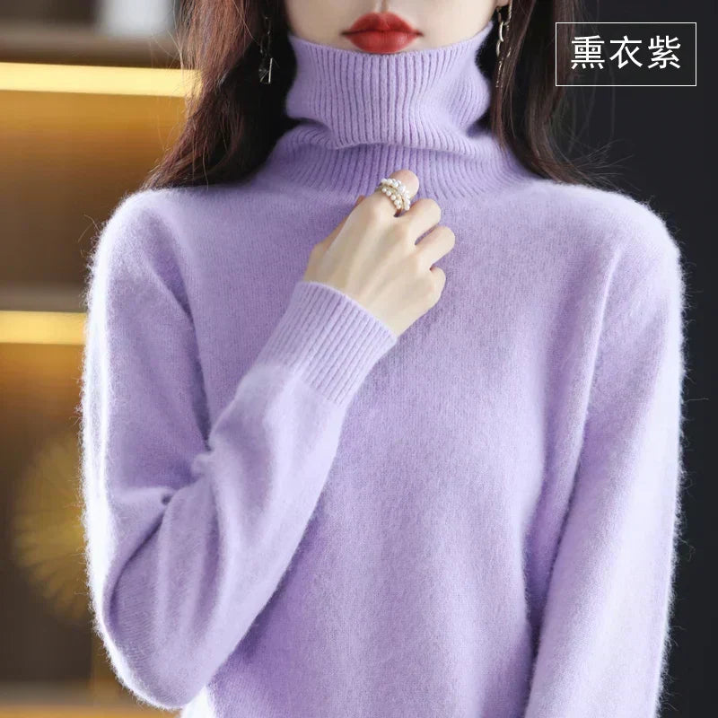 Alexis cashmere touch turtleneck sweater – image 13