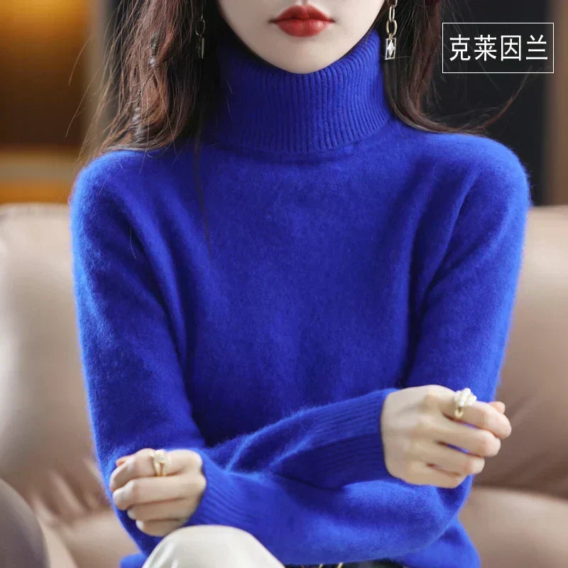 Alexis cashmere touch turtleneck sweater – image 15