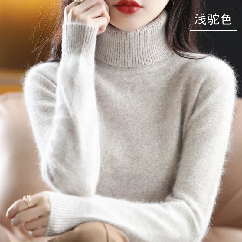 Alexis cashmere touch turtleneck sweater – image 4