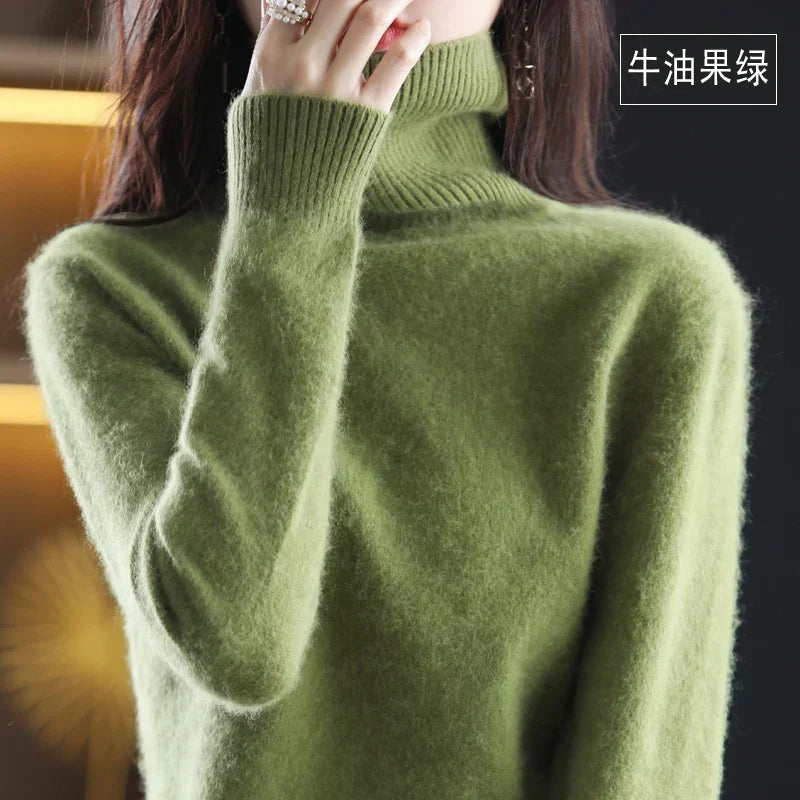 Alexis cashmere touch turtleneck sweater – image 6