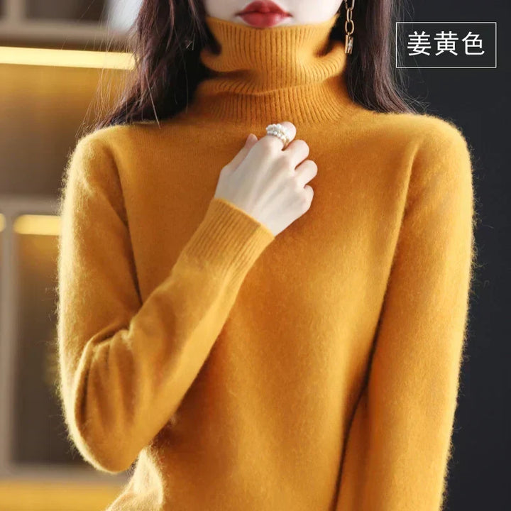 Alexis cashmere touch turtleneck sweater – image 7