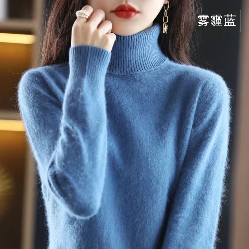 Alexis cashmere touch turtleneck sweater – image 8