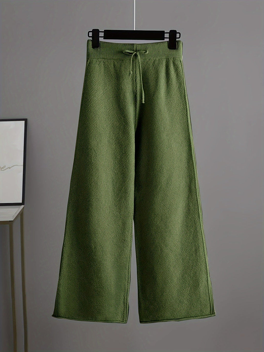 Vada textured knit wide leg pants set – image 10