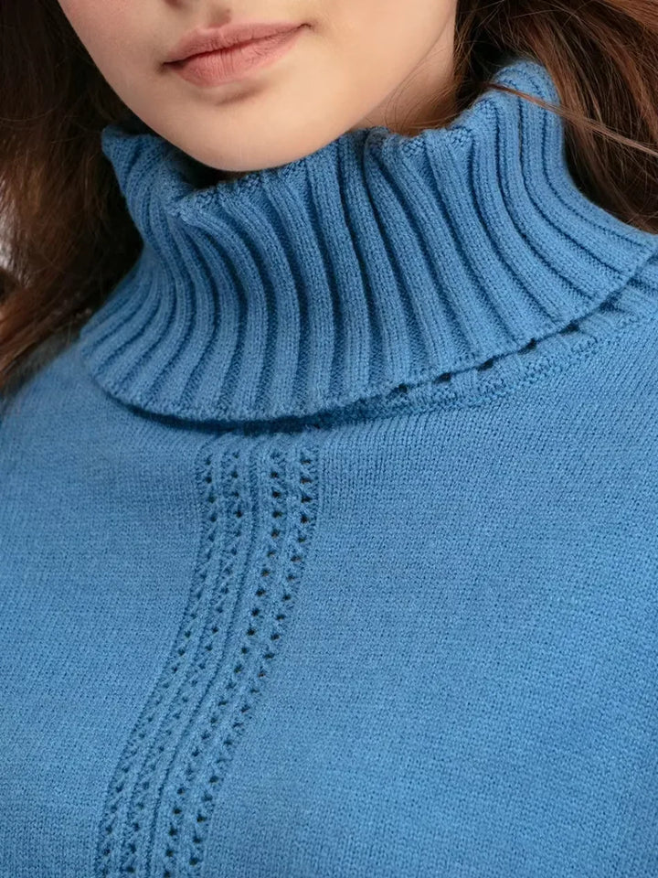 Brinley matching high neck sweater and wide leg pants set – image 14