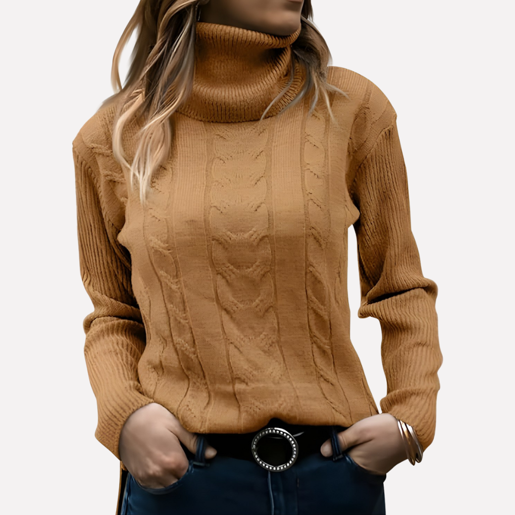 Harper relaxed turtleneck sweater – image 19