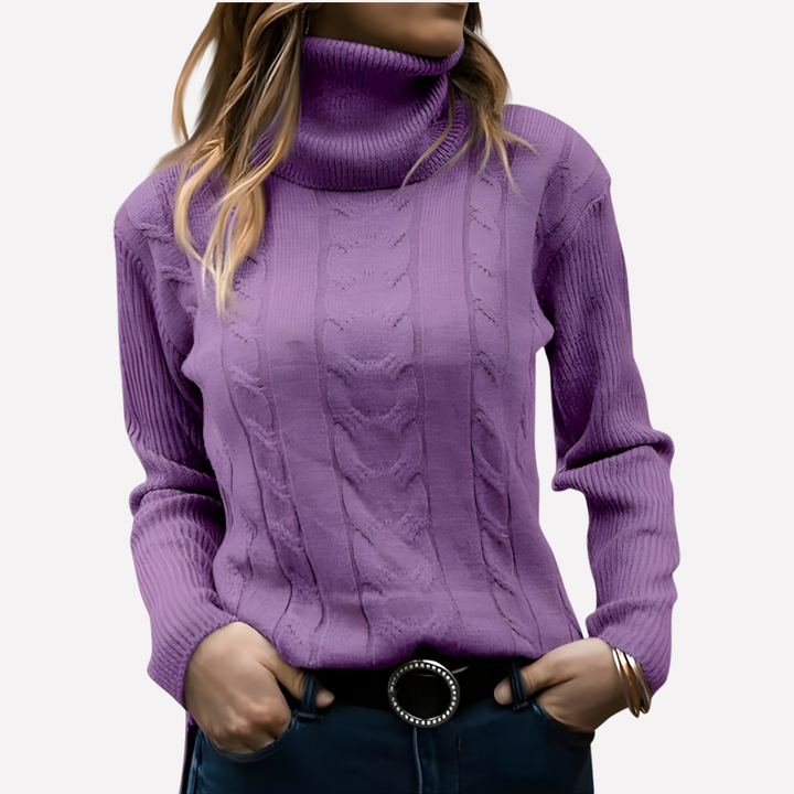 Harper relaxed turtleneck sweater – image 20
