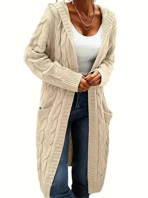 Madeline collarless knit cardigan – image 3