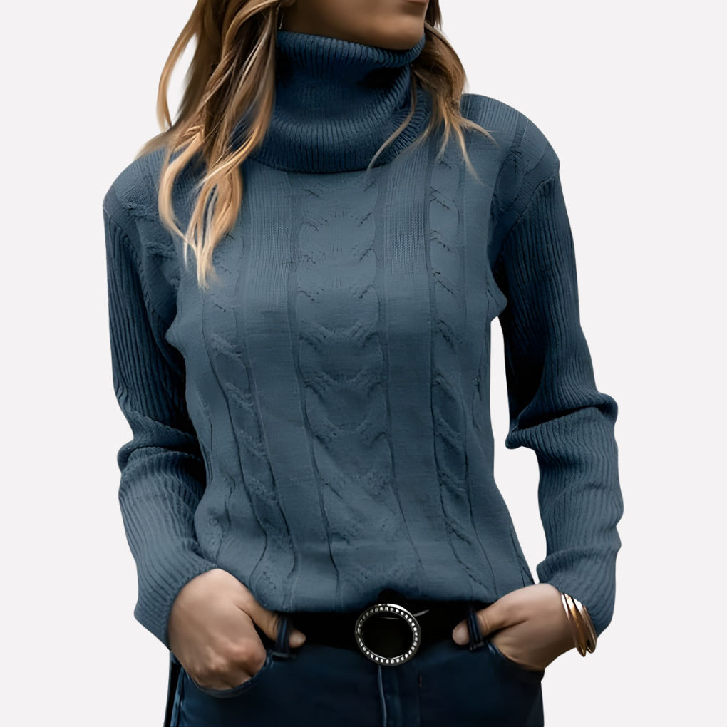 Harper relaxed turtleneck sweater – image 21