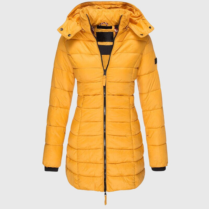 Ximena long hooded puffer coat – image 5