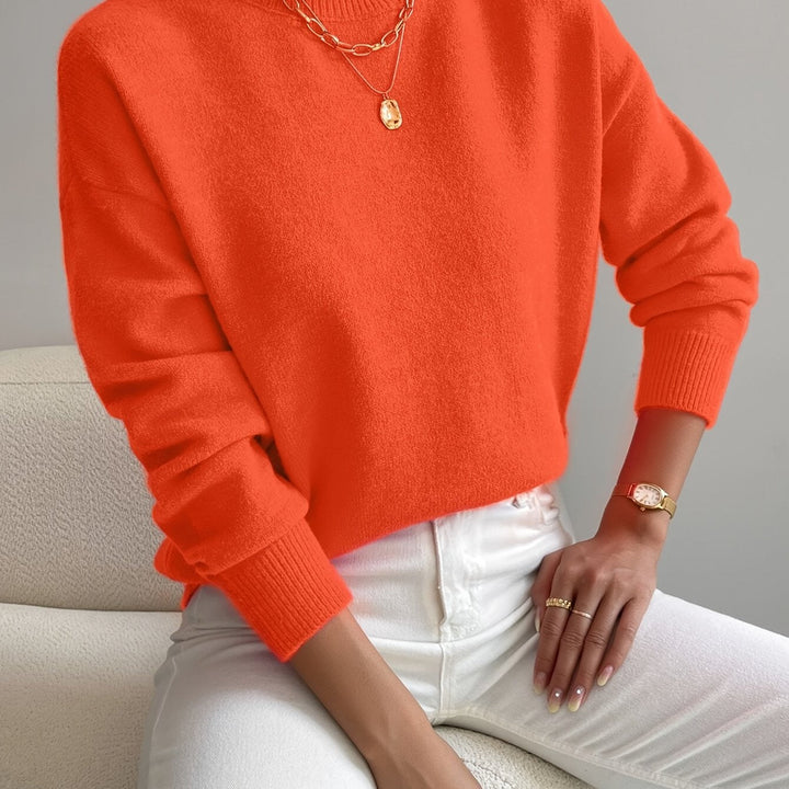 Addison oversized mock neck sweater – image 13