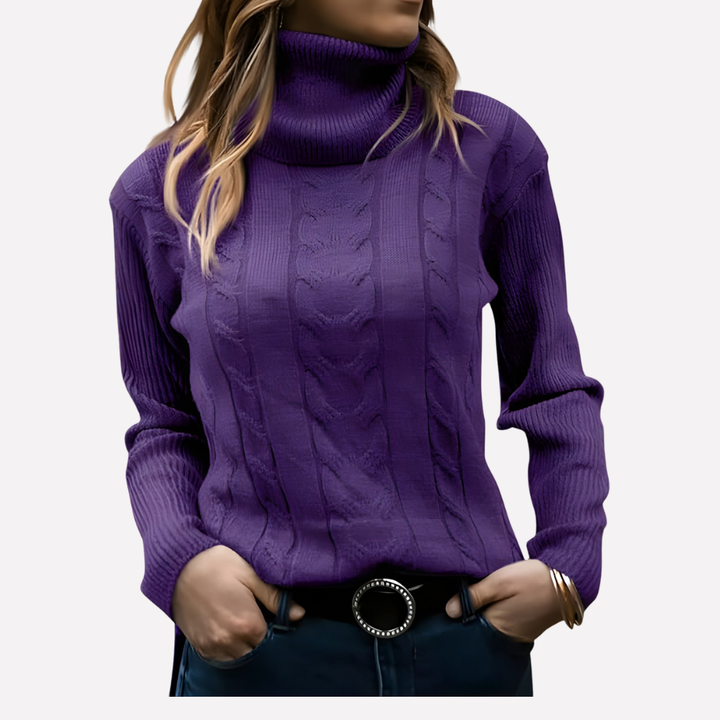 Harper relaxed turtleneck sweater – image 24