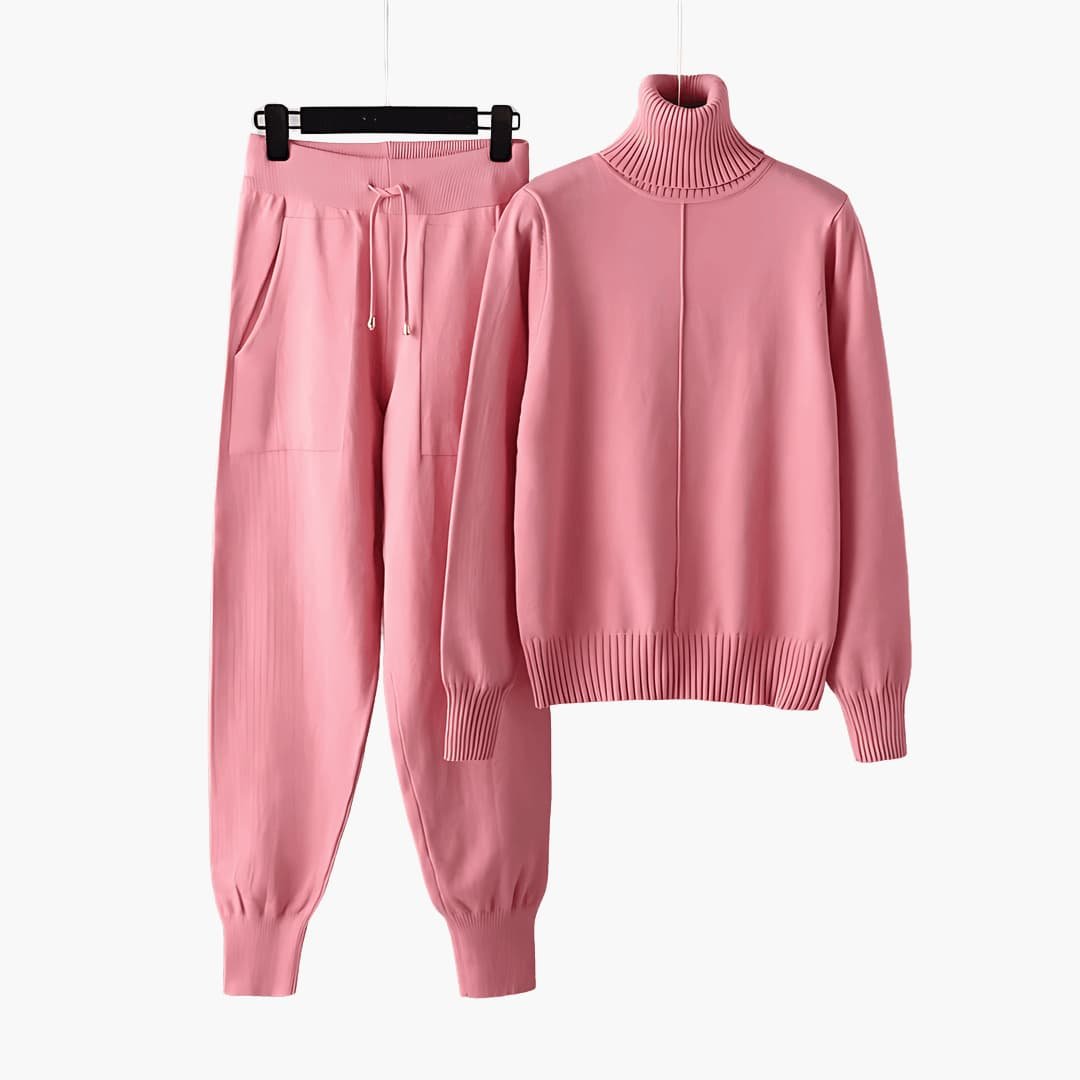 Annabeth turtleneck knit and wide leg pants set – image 6
