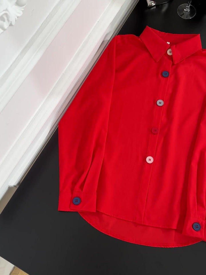 Hollis button front collared blouse – image 21