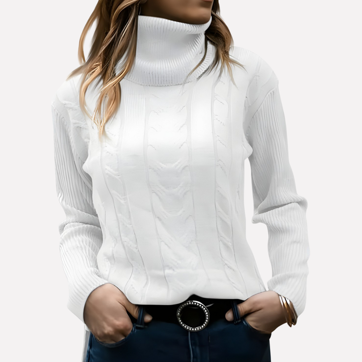Harper relaxed turtleneck sweater – image 3