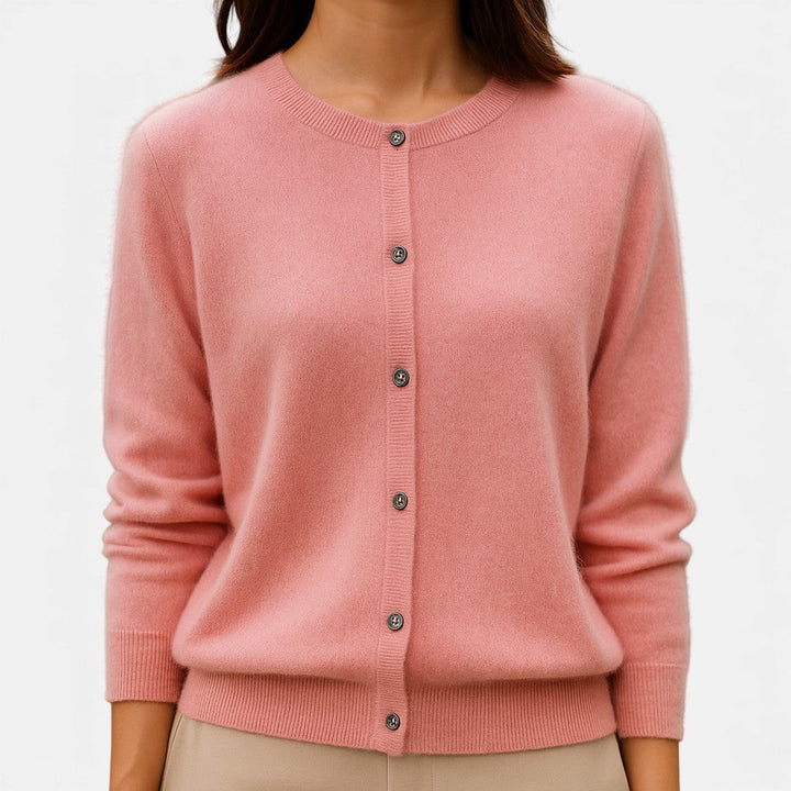 Whitley fine knit button up cardigan