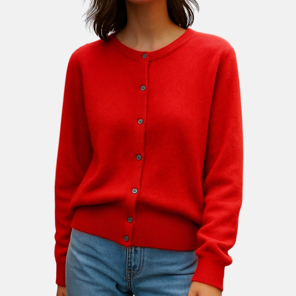 Whitley fine knit button up cardigan – image 8