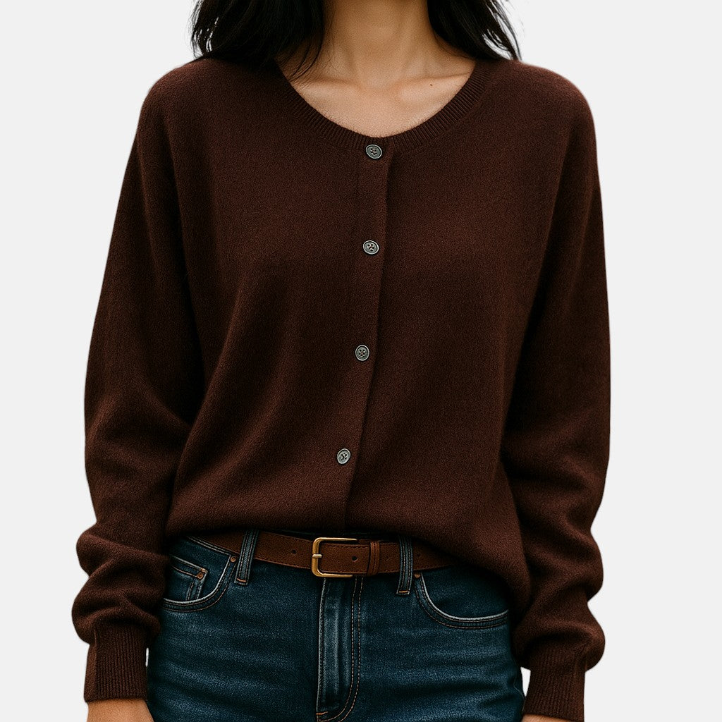 Whitley fine knit button up cardigan – image 6
