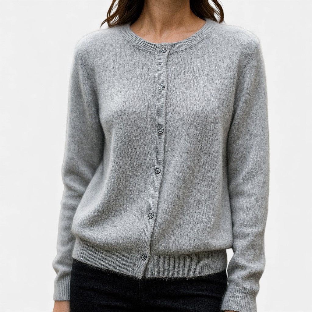 Whitley fine knit button up cardigan – image 3