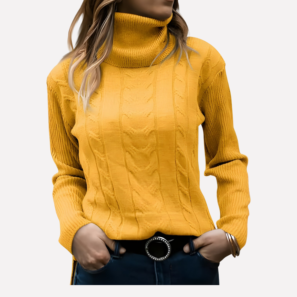 Harper relaxed turtleneck sweater – image 5