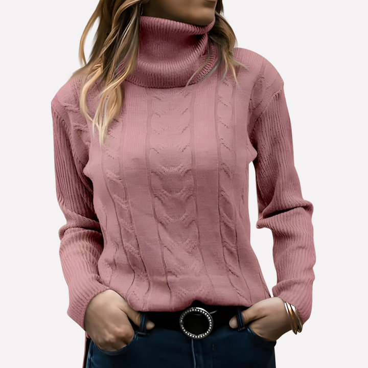 Harper relaxed turtleneck sweater – image 7