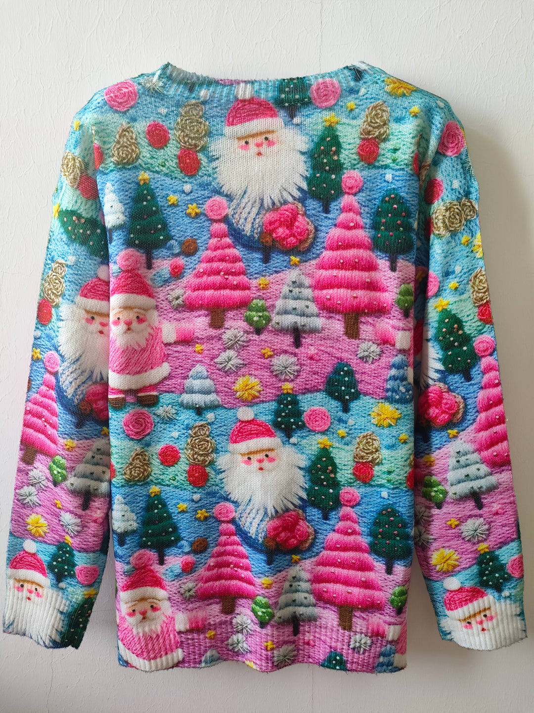 Carol sequin Santa Christmas sweater – image 8
