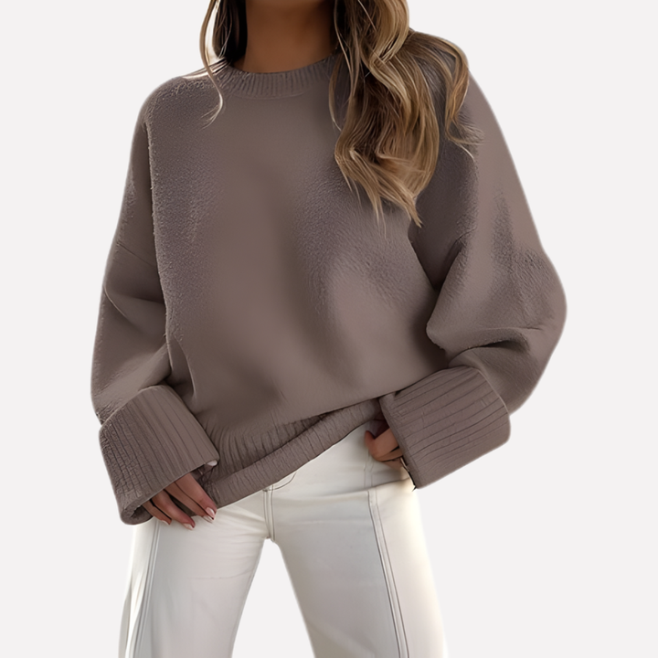 Quincy oversized chunky knit sweater – image 2