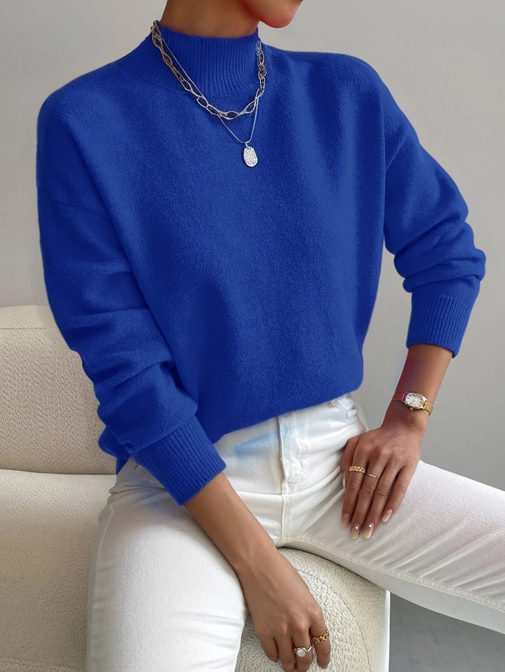 Addison oversized mock neck sweater – image 5