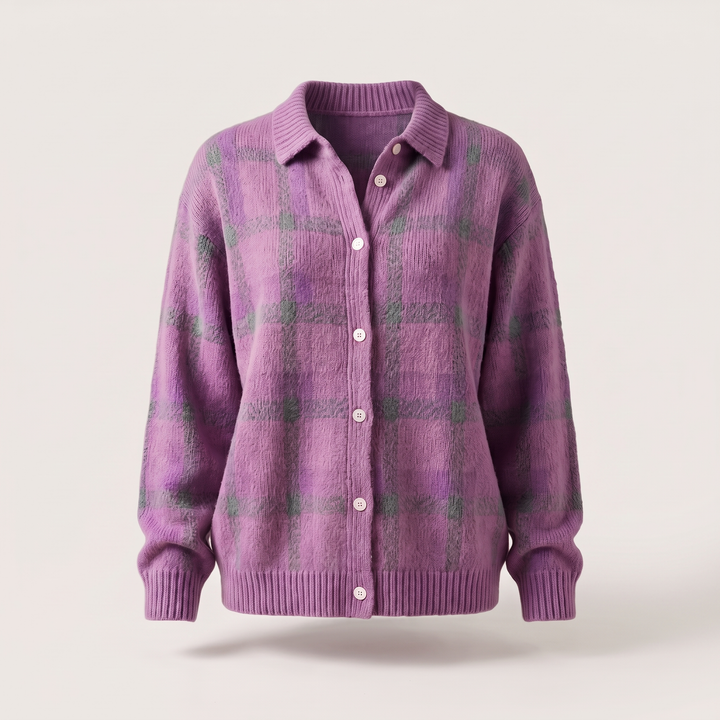 Matilda plaid button front cardigan – image 6