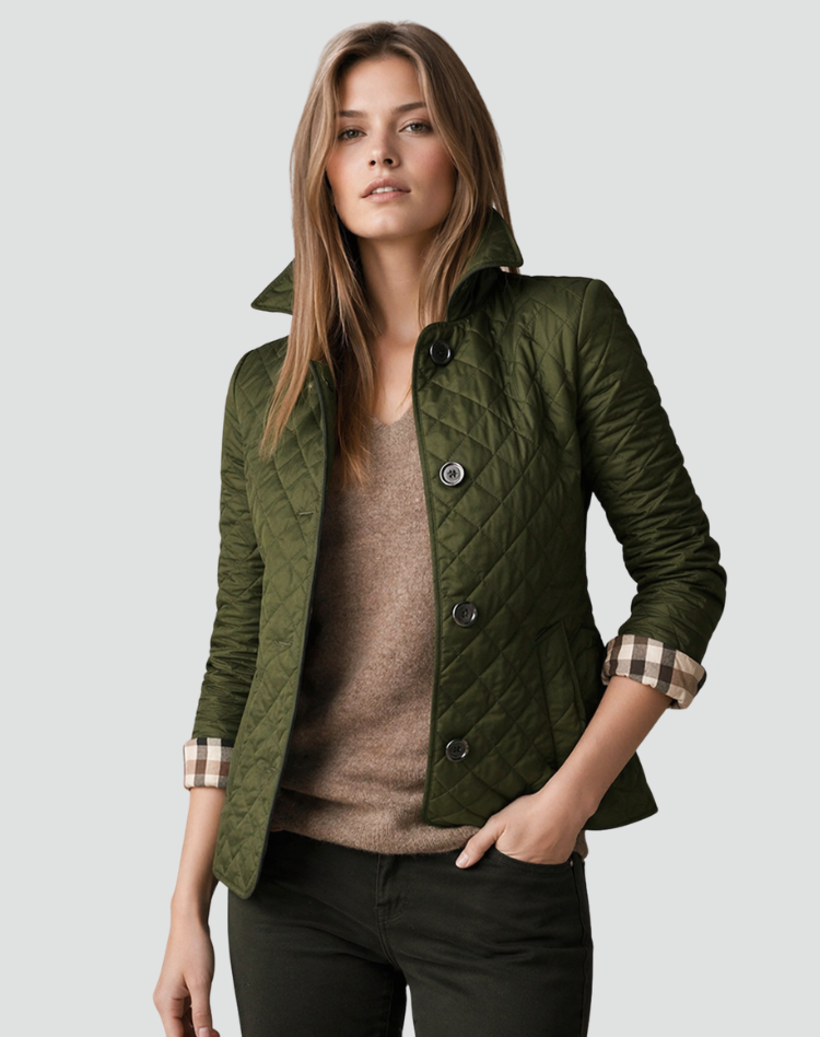 Georgia quilted button jacket – image 8