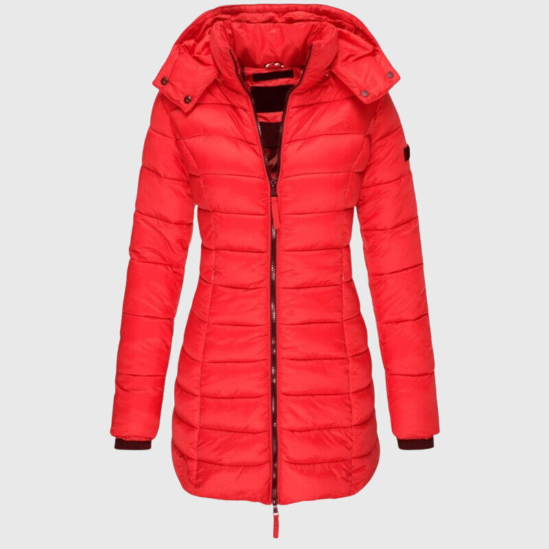 Ximena long hooded puffer coat – image 6
