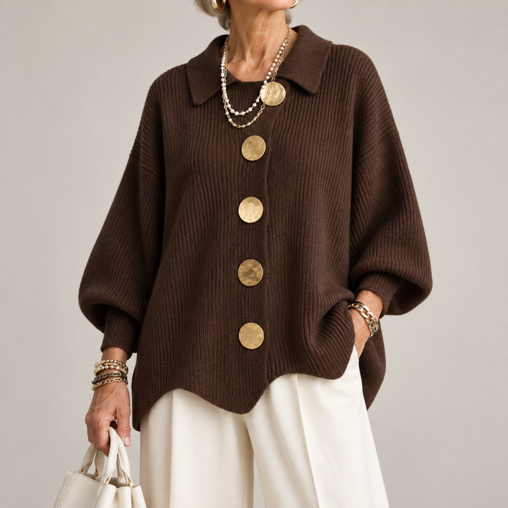 Juniper oversized wide collar cardigan – image 8