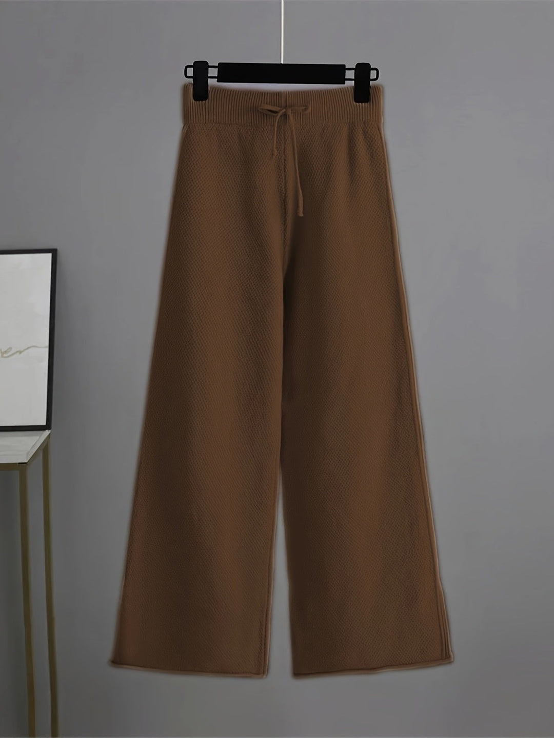 Vada textured knit wide leg pants set – image 7