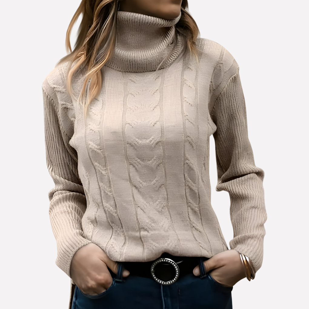 Harper relaxed turtleneck sweater – image 11