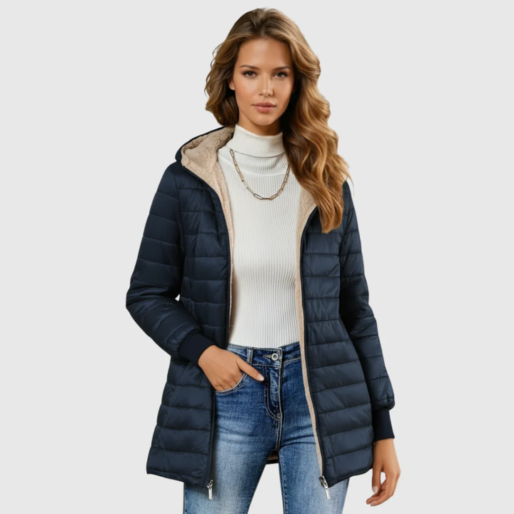 Carina sherpa lined winter coat