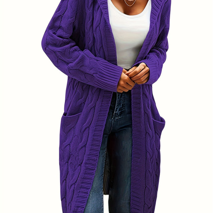 Sloane chunky knit cardigan – image 15