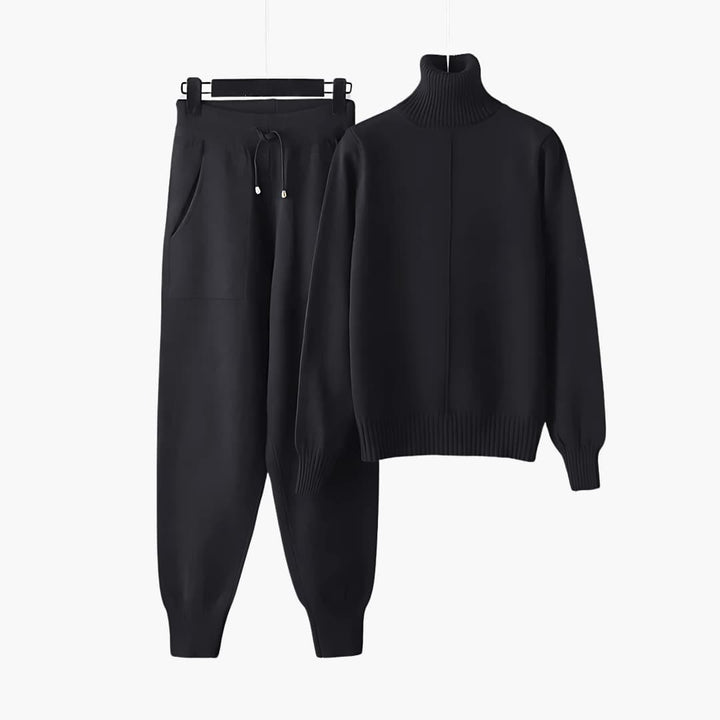 Annabeth turtleneck knit and wide leg pants set – image 4