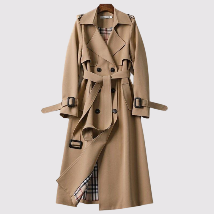 Emery long belted trench coat – image 4