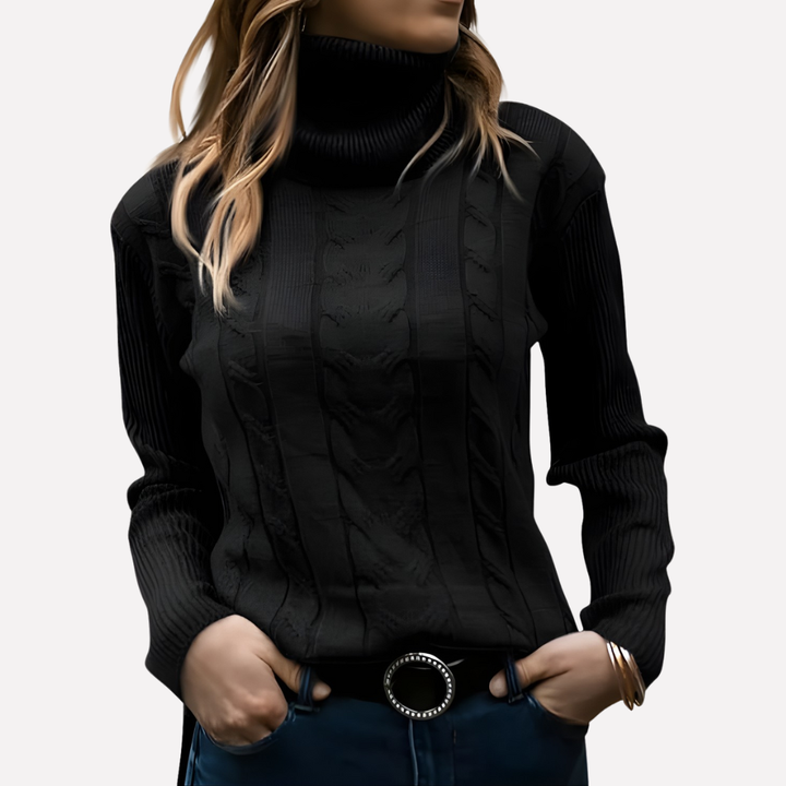 Harper relaxed turtleneck sweater – image 12