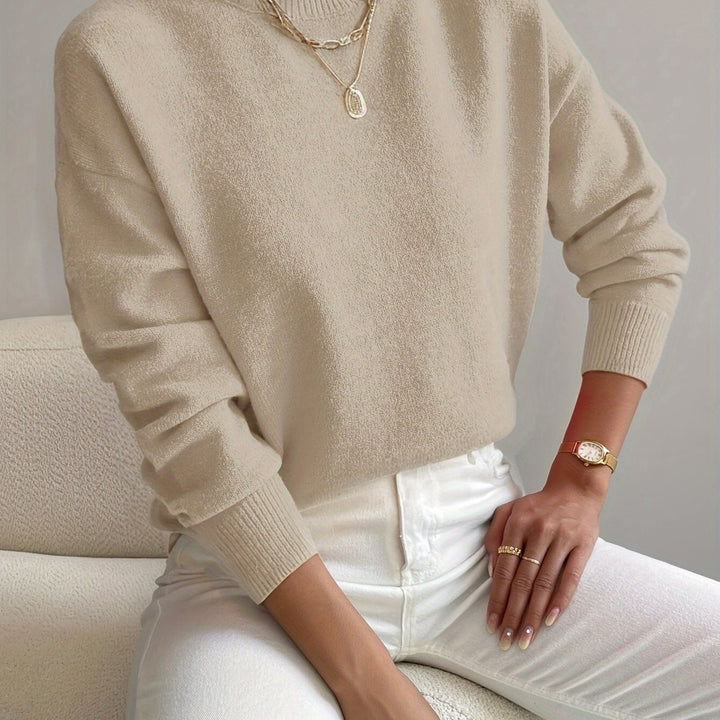 Addison oversized mock neck sweater – image 15