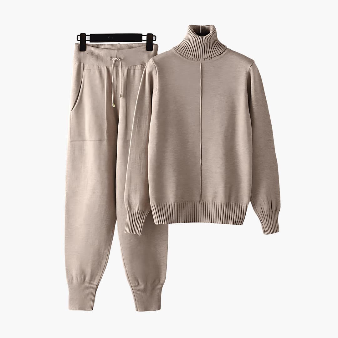 Annabeth turtleneck knit and wide leg pants set – image 5