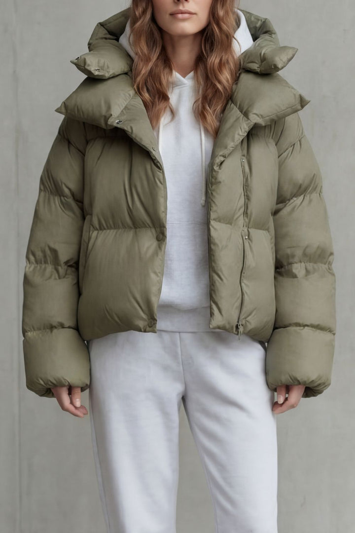 Venla cloud soft cropped puffer jacket – image 5