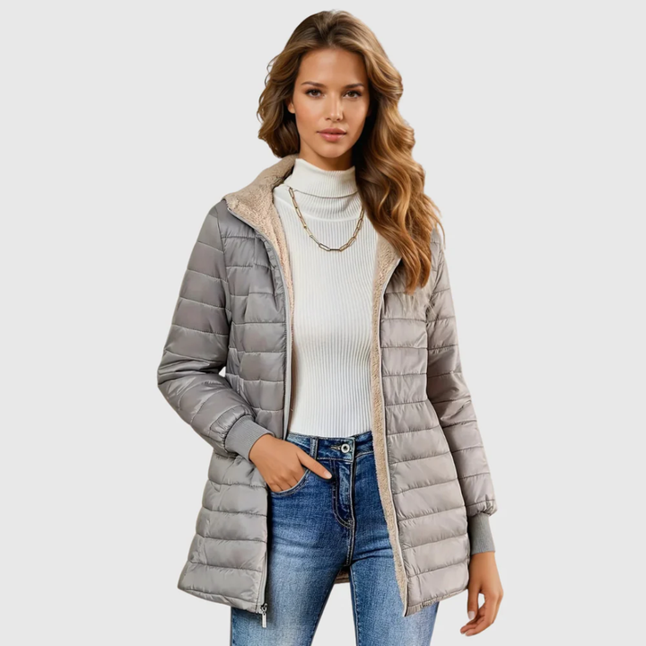 Carina sherpa lined winter coat – image 6