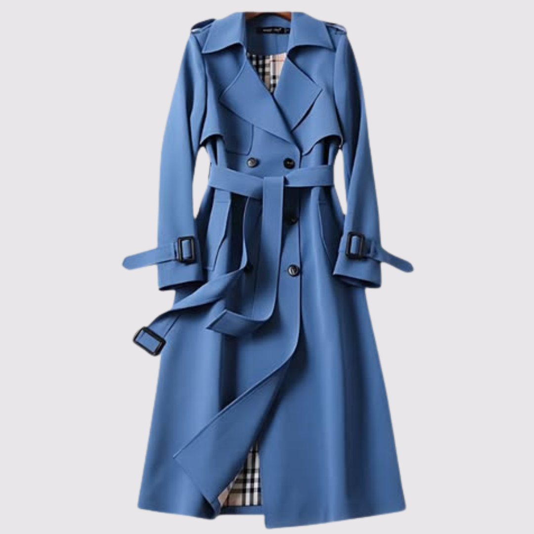 Emery long belted trench coat – image 5