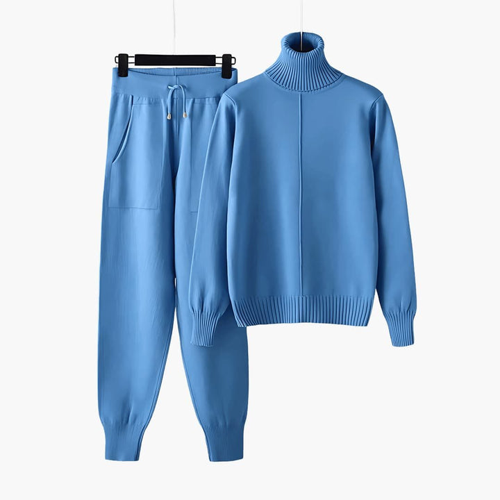 Annabeth turtleneck knit and wide leg pants set – image 3